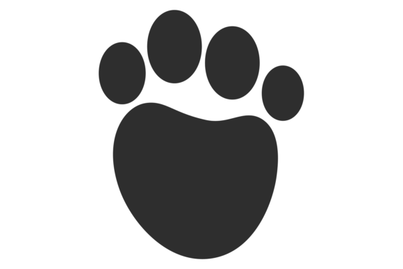 Animal Footprint Logo: Pet Symbol Graphics & Illustrations