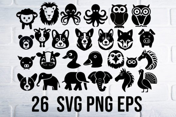 Animal Icon SVG PNG: Graphics & Illustrations for Real Publishing