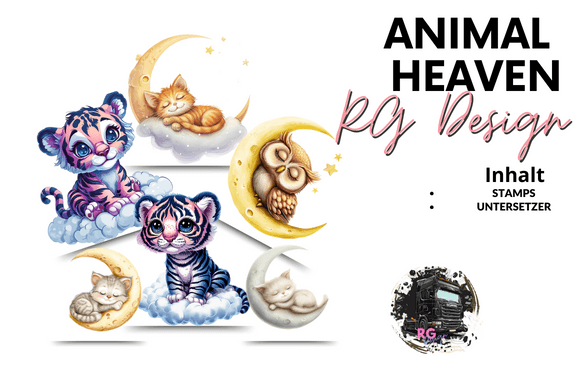Animal in Heaven German Graphics & Illustrations