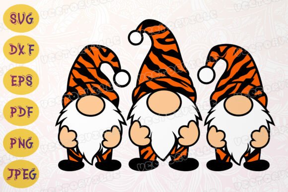 Animal Print Gnomes SVG: Graphics & Illustrations for Bold Editorial Use