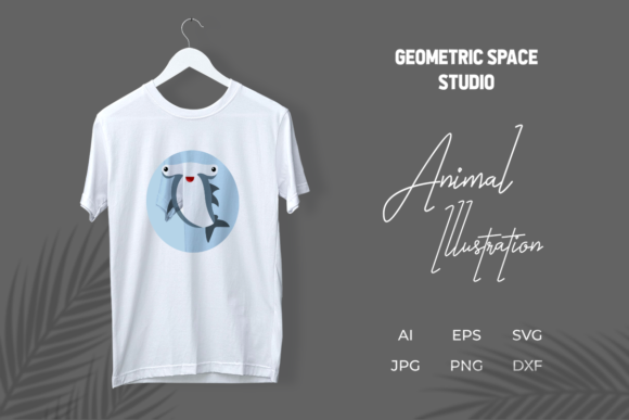Animal Shark Illustration Character: Graphics & Illustrations for Real Publishing