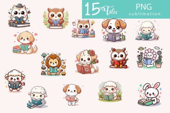 Cute Animal Bundle Graphics Review for Illustrations & Branding
