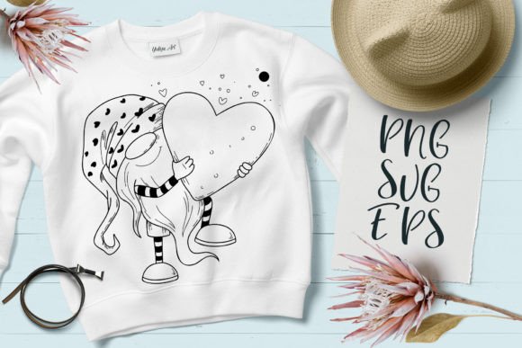 Cute Gnome Happy Baby Animal Graphics & Illustrations