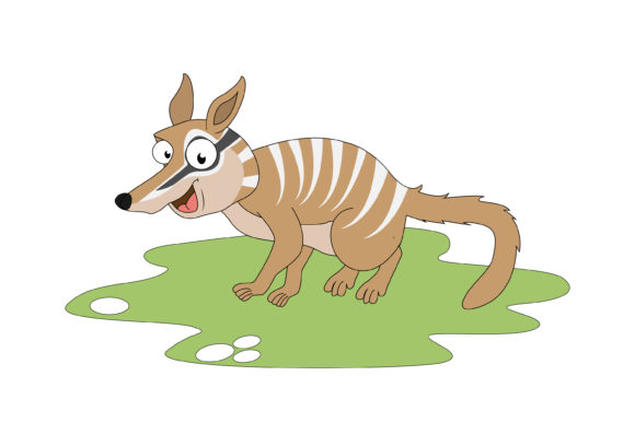 Cute Numbat Animal Cartoon: Graphics & Illustrations for Sellers