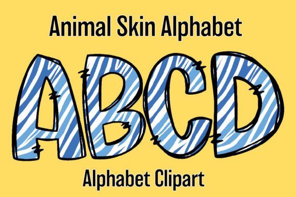 Cute Safari Animal Alphabet Doodle 5: Graphics & Illustrations
