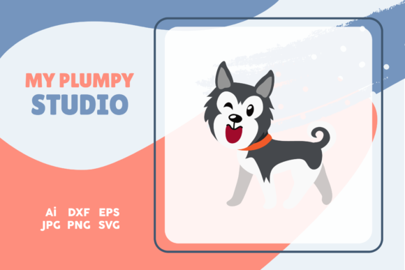 Dog Animal Flat Art: Graphics & Illustrations for Warm, Approachable Branding