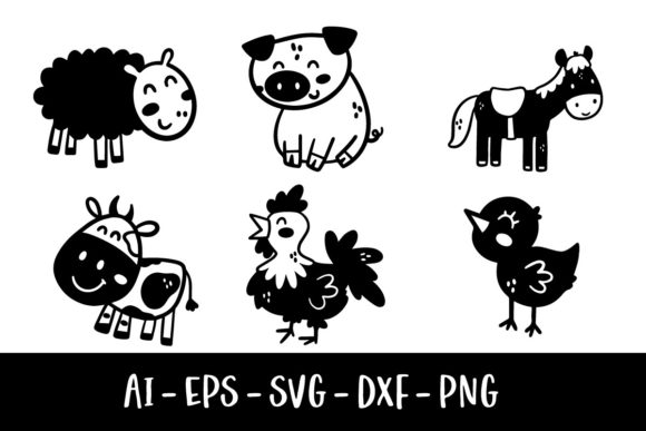 Farm Animal Doodles: A Graphics & Illustrations Review