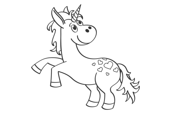 Lovely Unicorn Graphics: Cute Magic Animal Illustrations