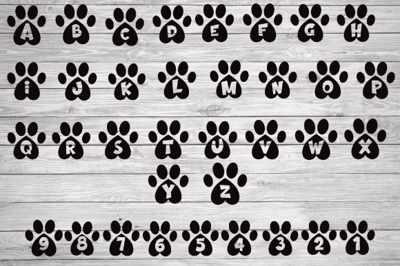 Paw Alphabet: Animal-Themed Graphics & Illustrations