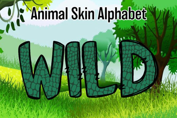 Safari Animal Alphabet Doodle Snake Graphics